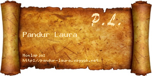 Pandur Laura névjegykártya